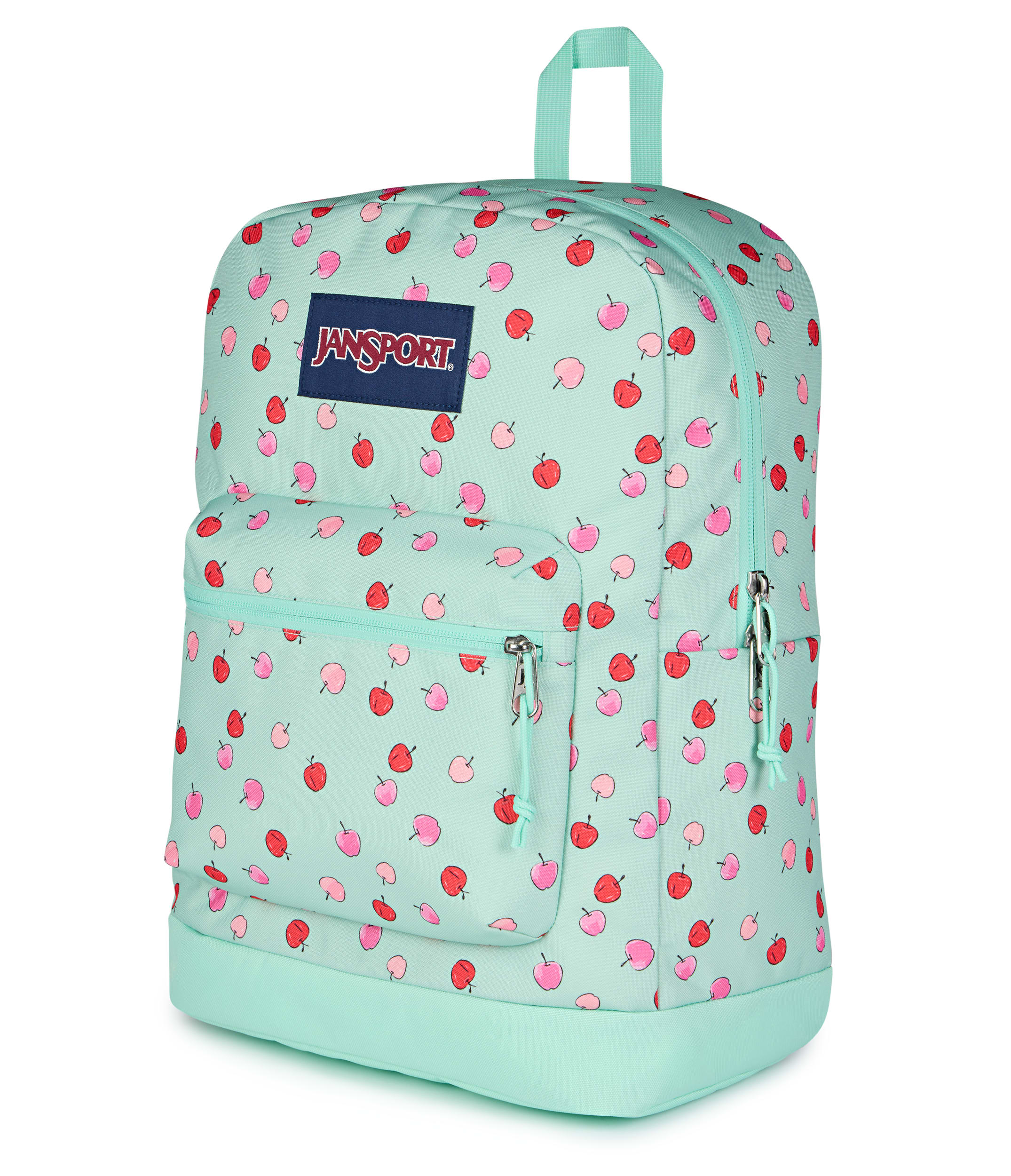 JanSport Cross Town Plus Laptop Backpack - Apple Orchard Magic Mint