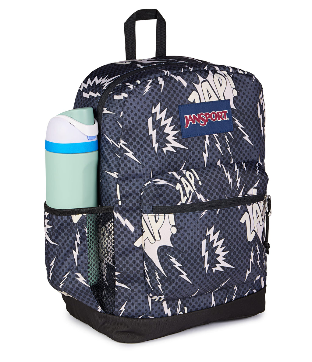 JanSport Cross Town Plus Laptop Backpack - High Voltage Black