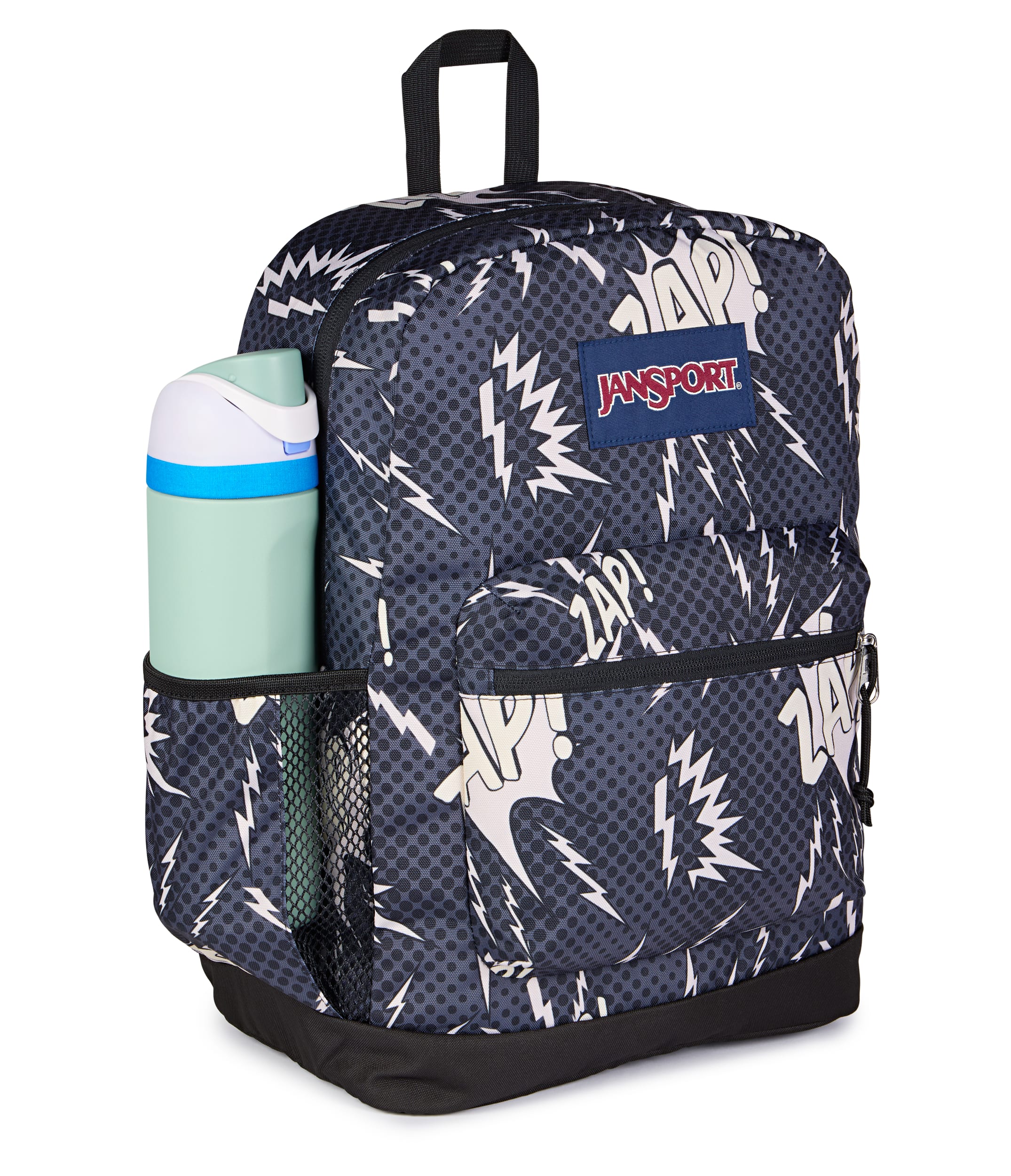 JanSport Cross Town Plus Laptop Backpack - High Voltage Black