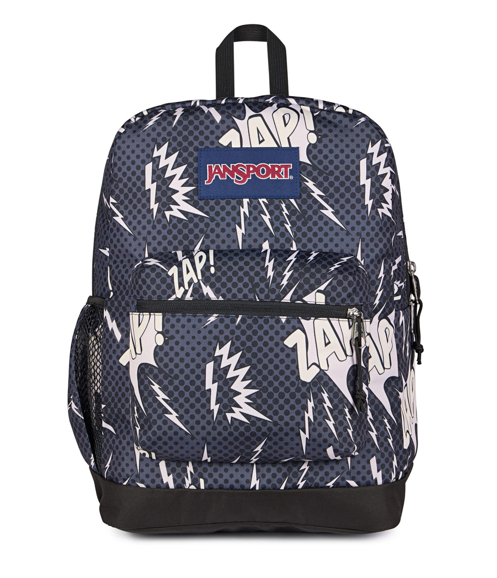 JanSport Cross Town Plus Laptop Backpack - High Voltage Black