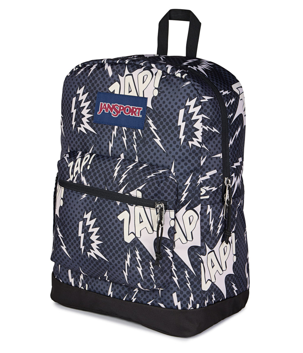 JanSport Cross Town Plus Laptop Backpack - High Voltage Black