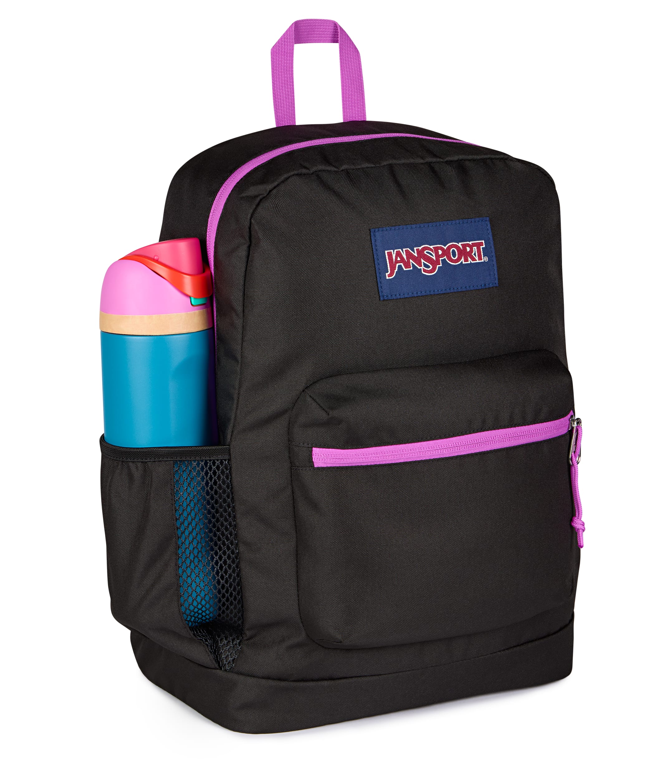 JanSport Cross Town Plus Laptop Backpack - Color Blocked Block