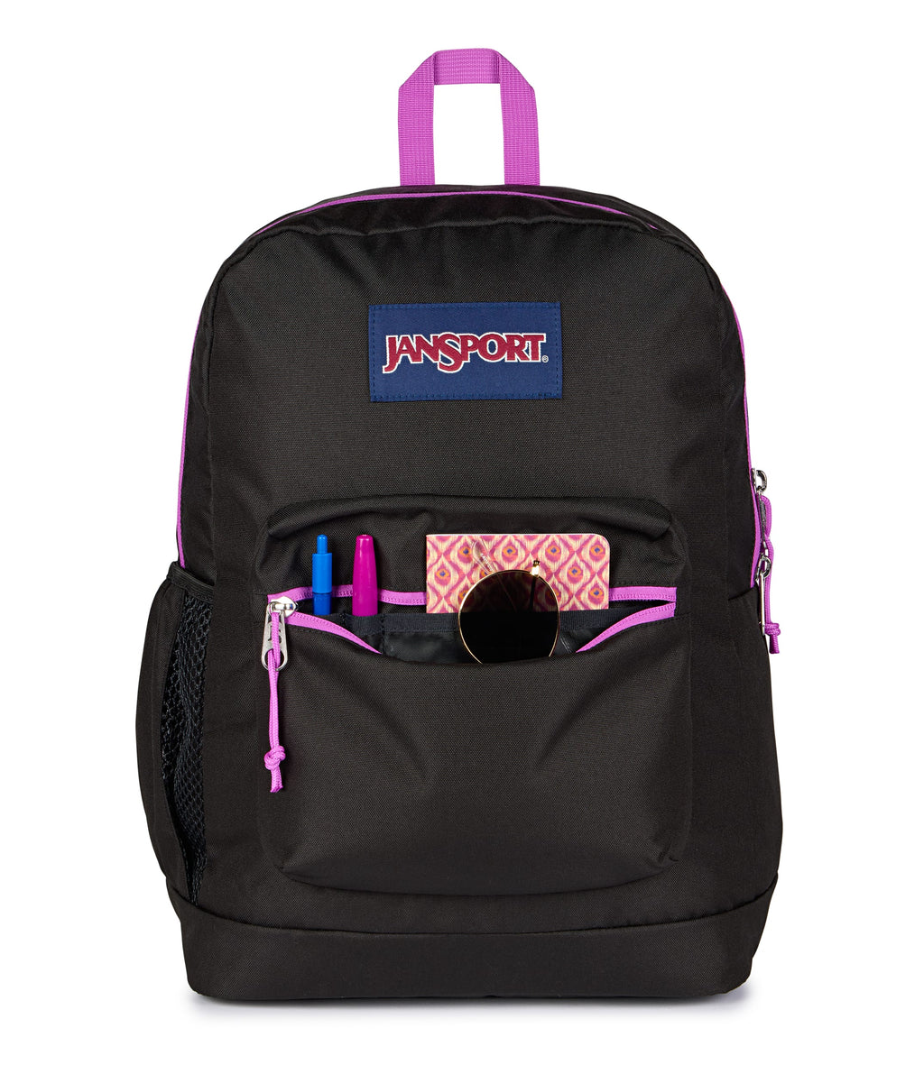JanSport Cross Town Plus Laptop Backpack - Color Blocked Block