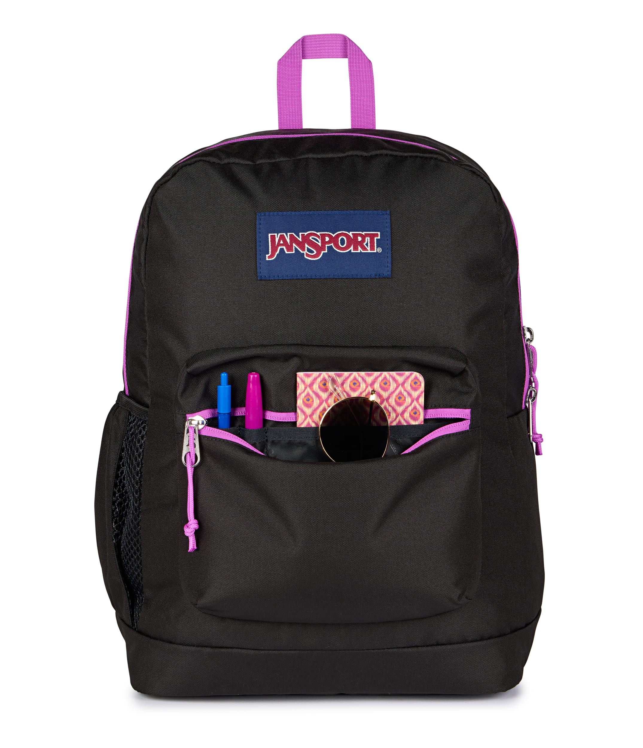 JanSport Cross Town Plus Laptop Backpack - Color Blocked Block