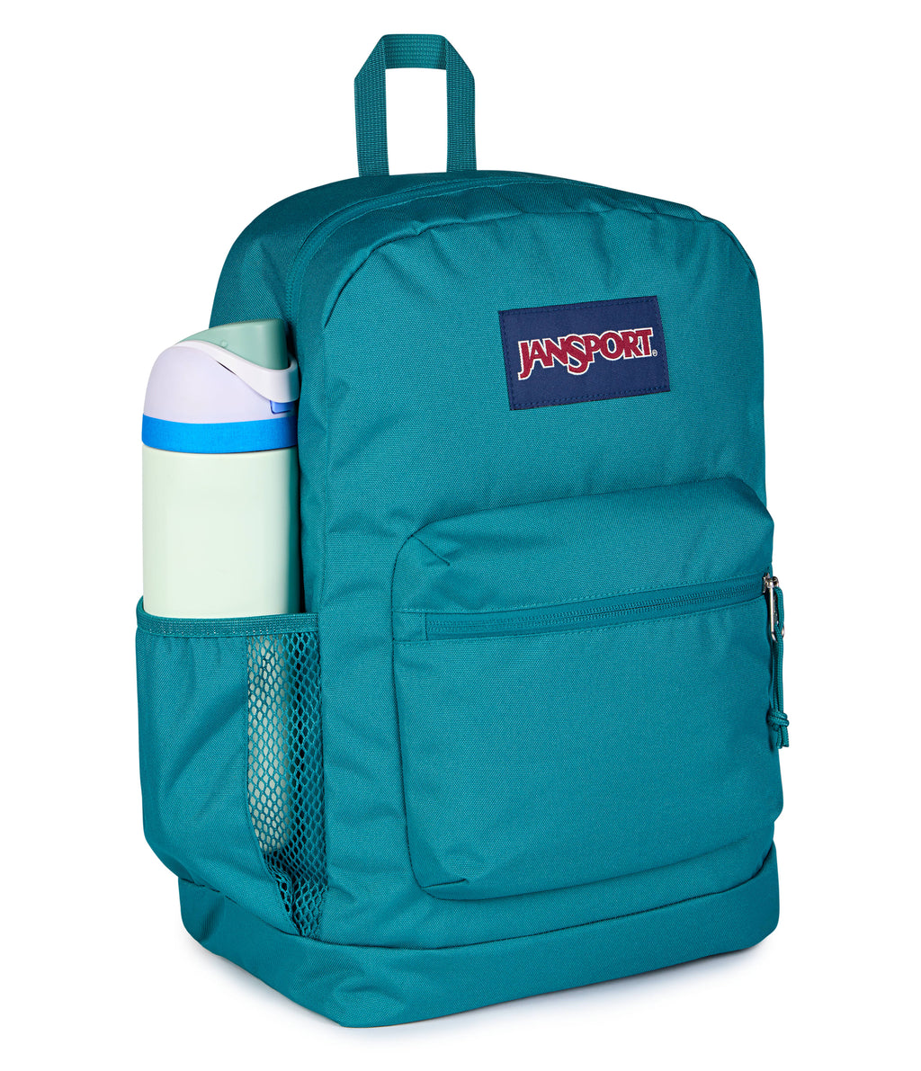 JanSport Cross Town Plus Laptop Backpack - Emerald Pool