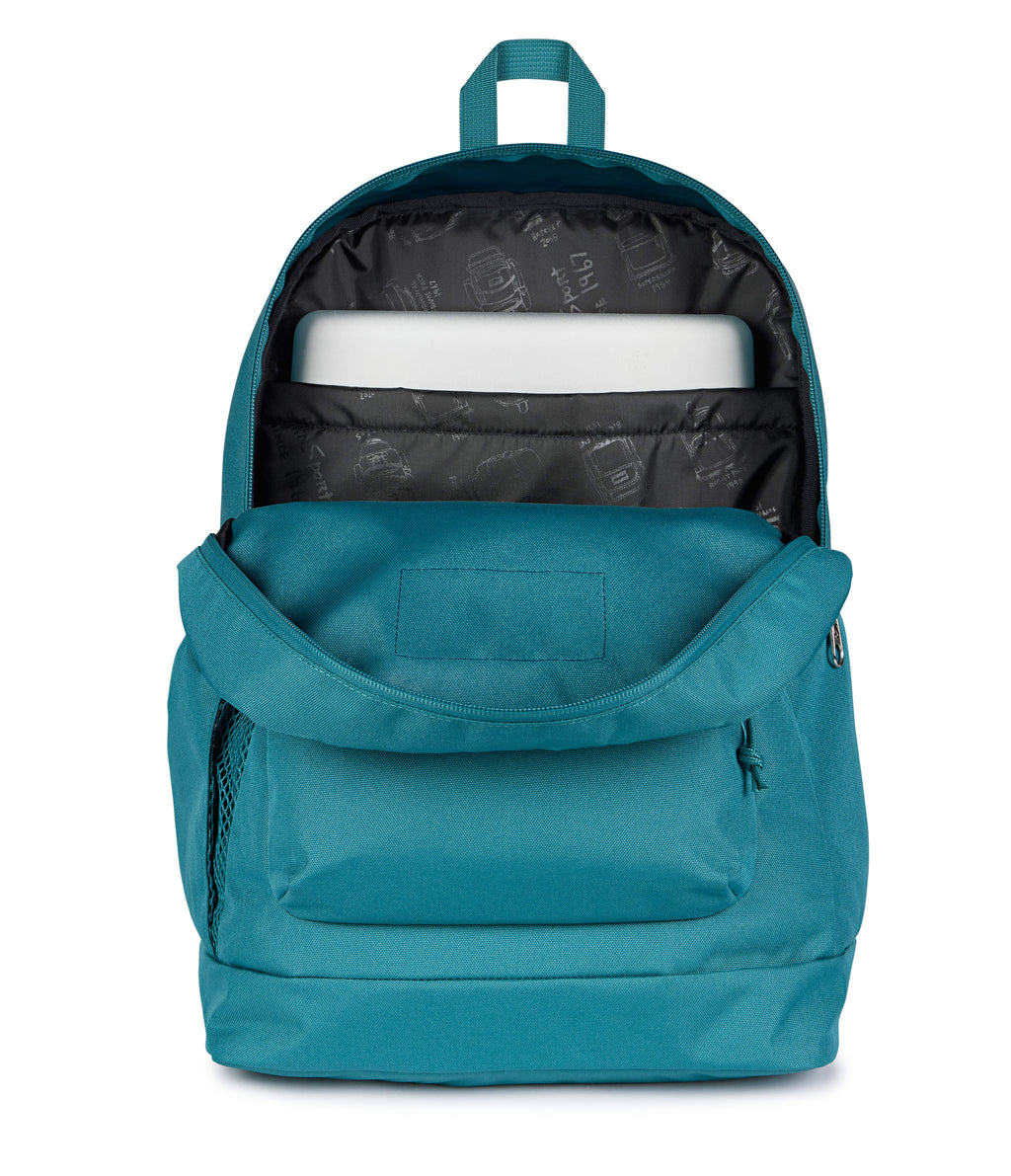 JanSport Cross Town Plus Laptop Backpack - Emerald Pool