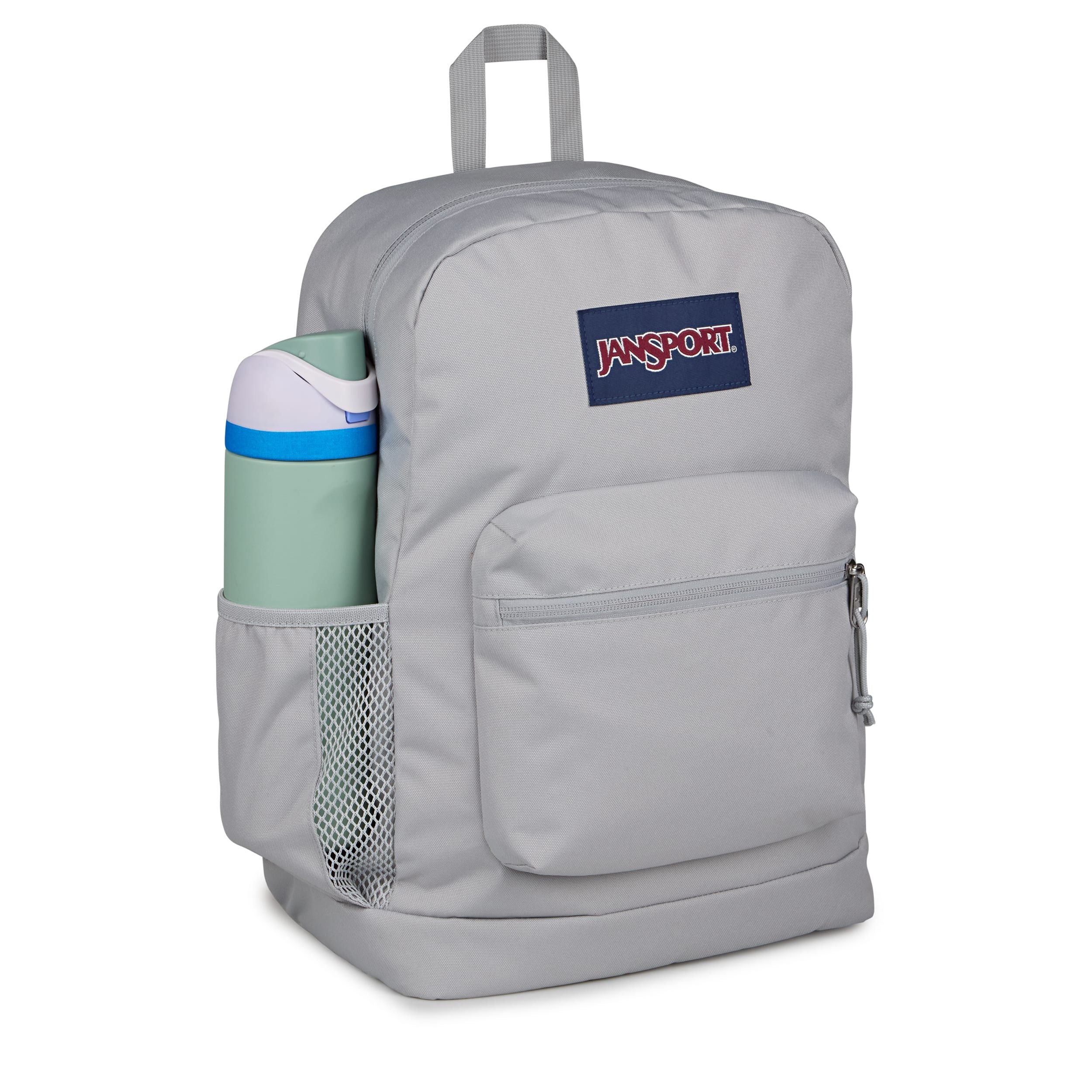 JanSport Cross Town Plus Laptop Backpack - Grounded Grey