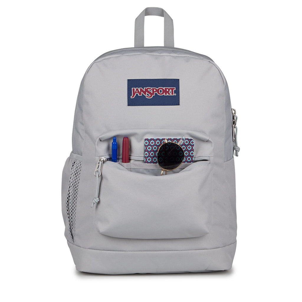 JanSport Cross Town Plus Laptop Backpack - Grounded Grey