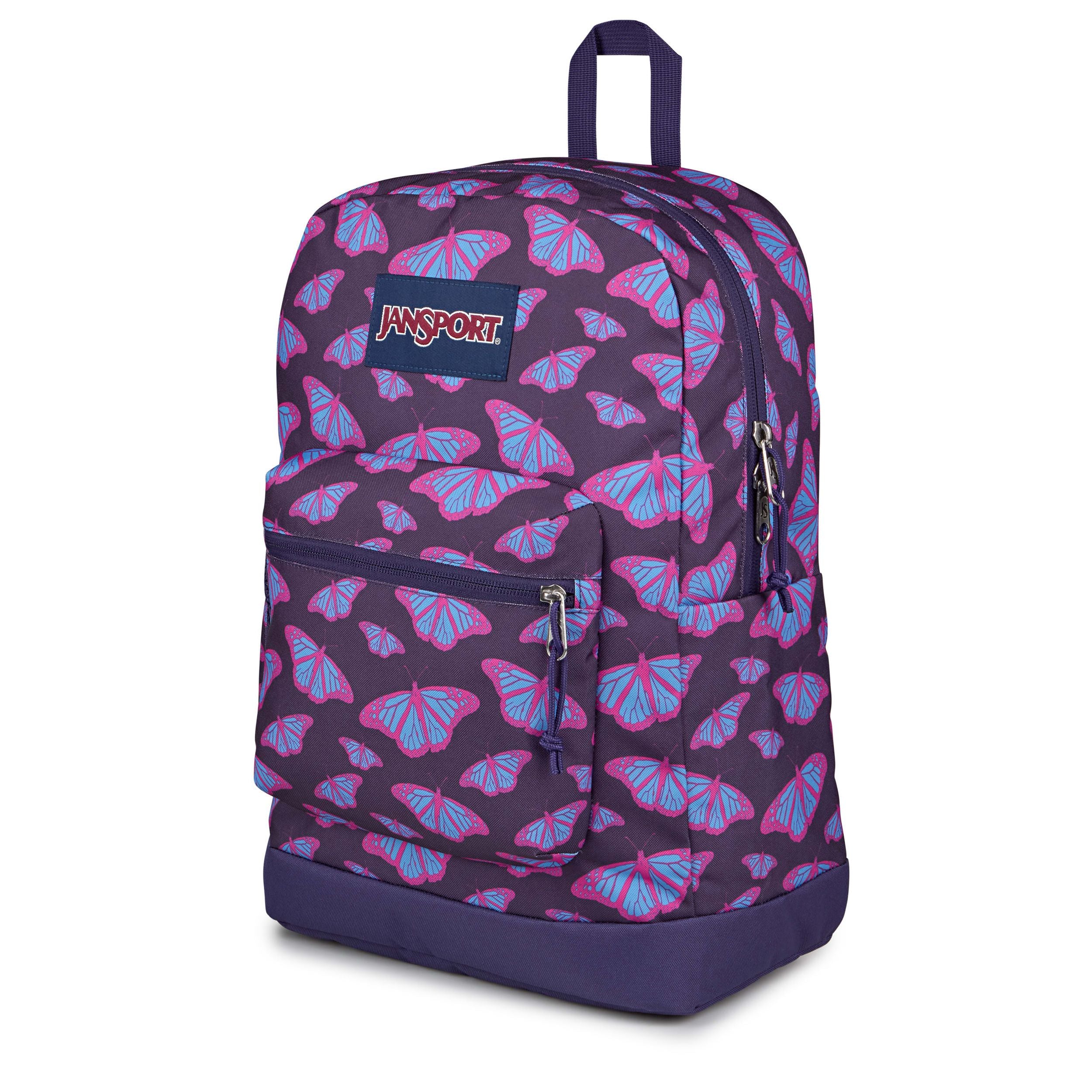 JanSport Cross Town Plus Laptop Backpack - Flutter By Purple
