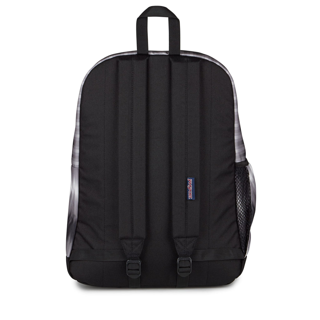 JanSport Cross Town Plus Laptop Backpack - Digi Tie Dye Black