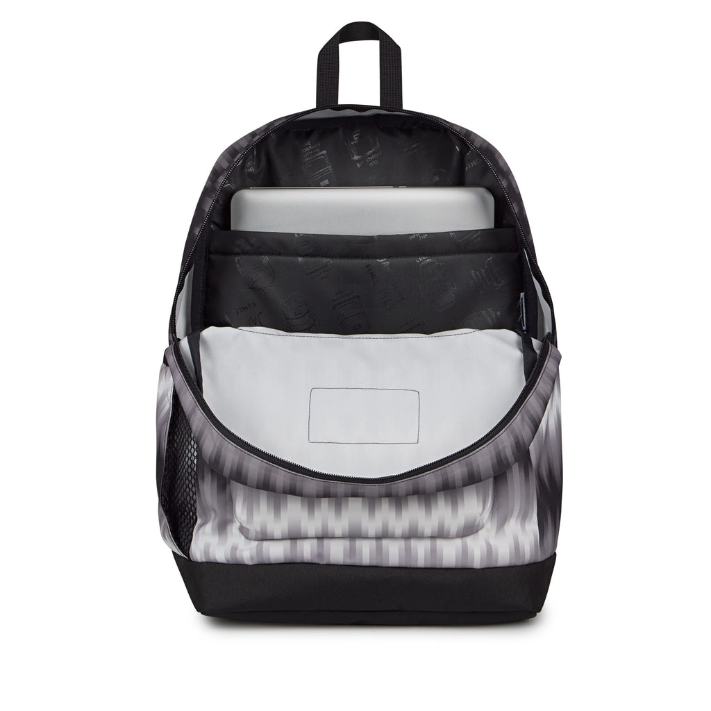 JanSport Cross Town Plus Laptop Backpack - Digi Tie Dye Black