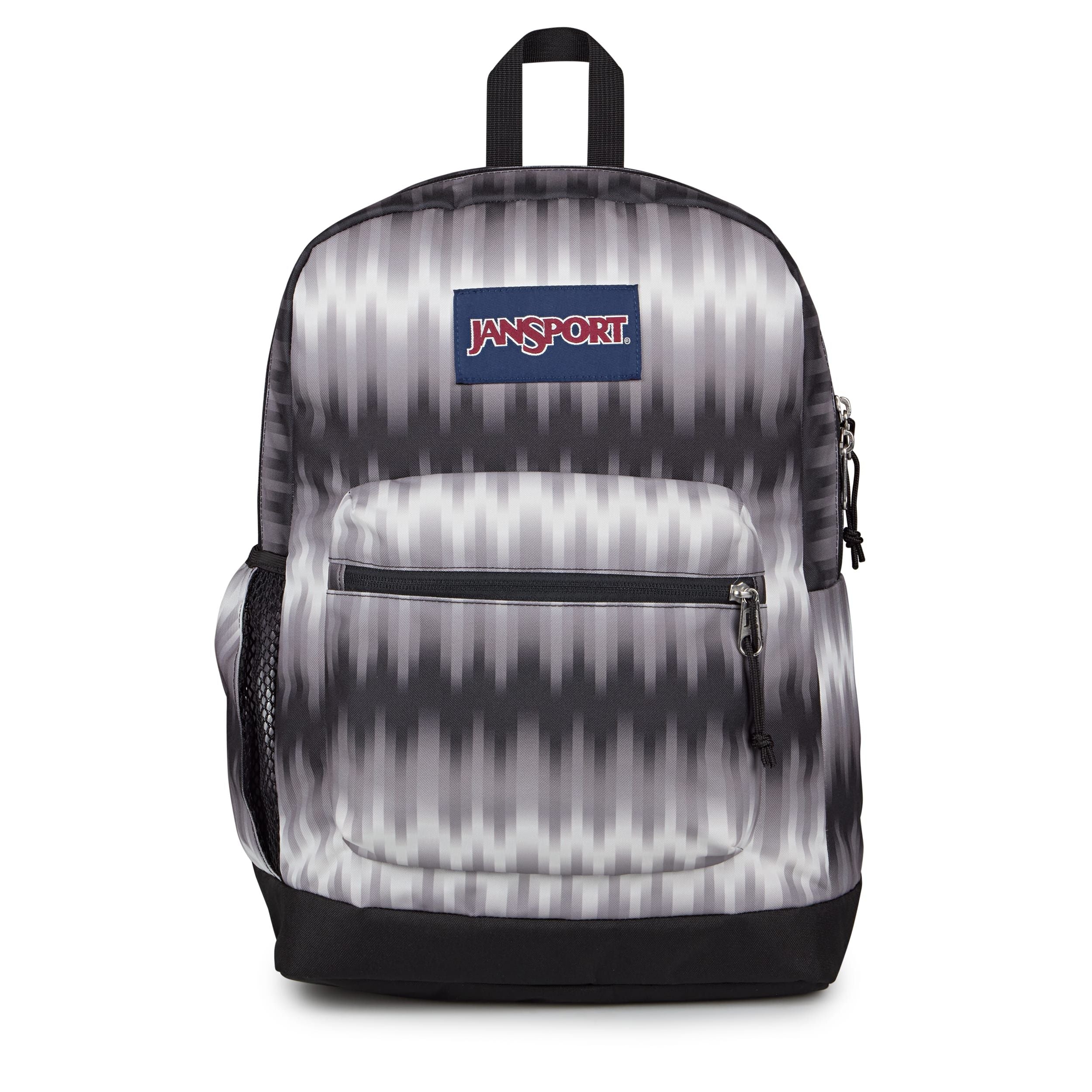 JanSport Cross Town Plus Laptop Backpack - Digi Tie Dye Black