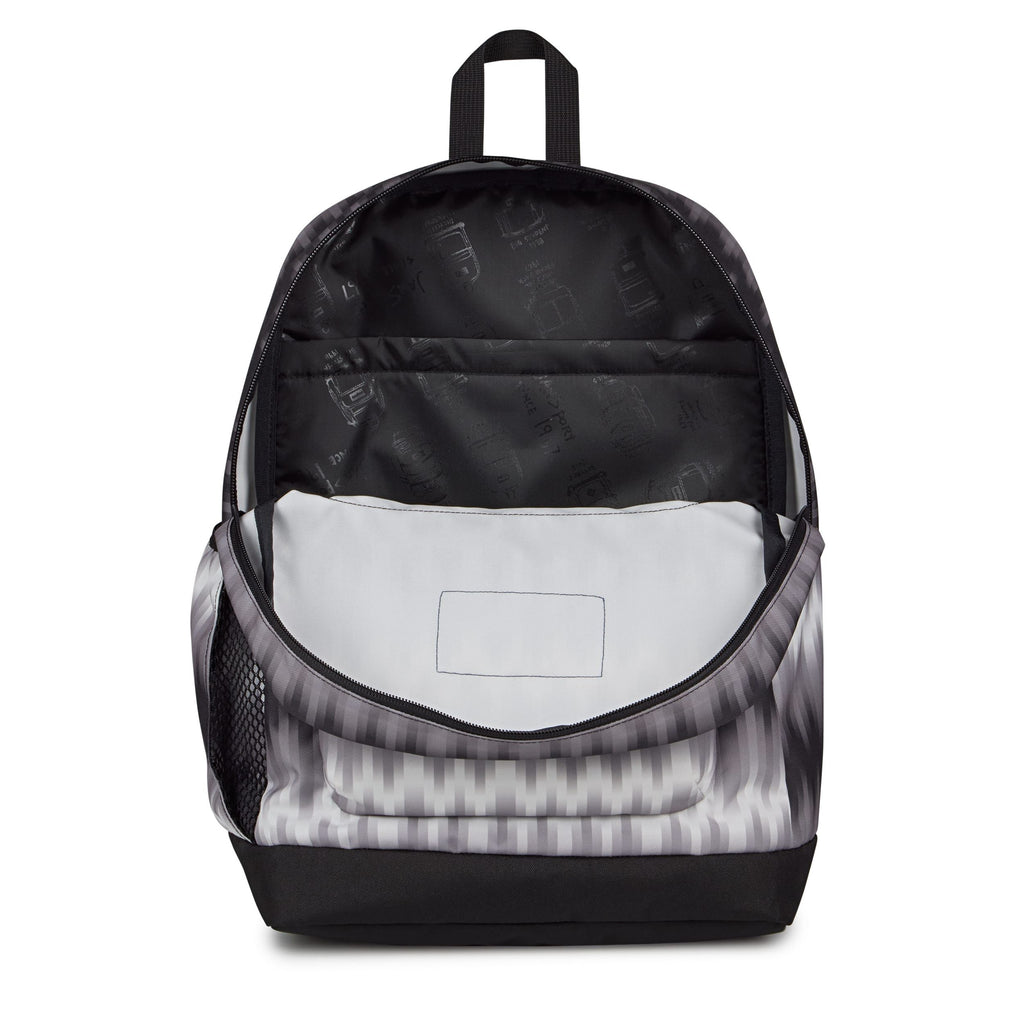 JanSport Cross Town Plus Laptop Backpack - Digi Tie Dye Black