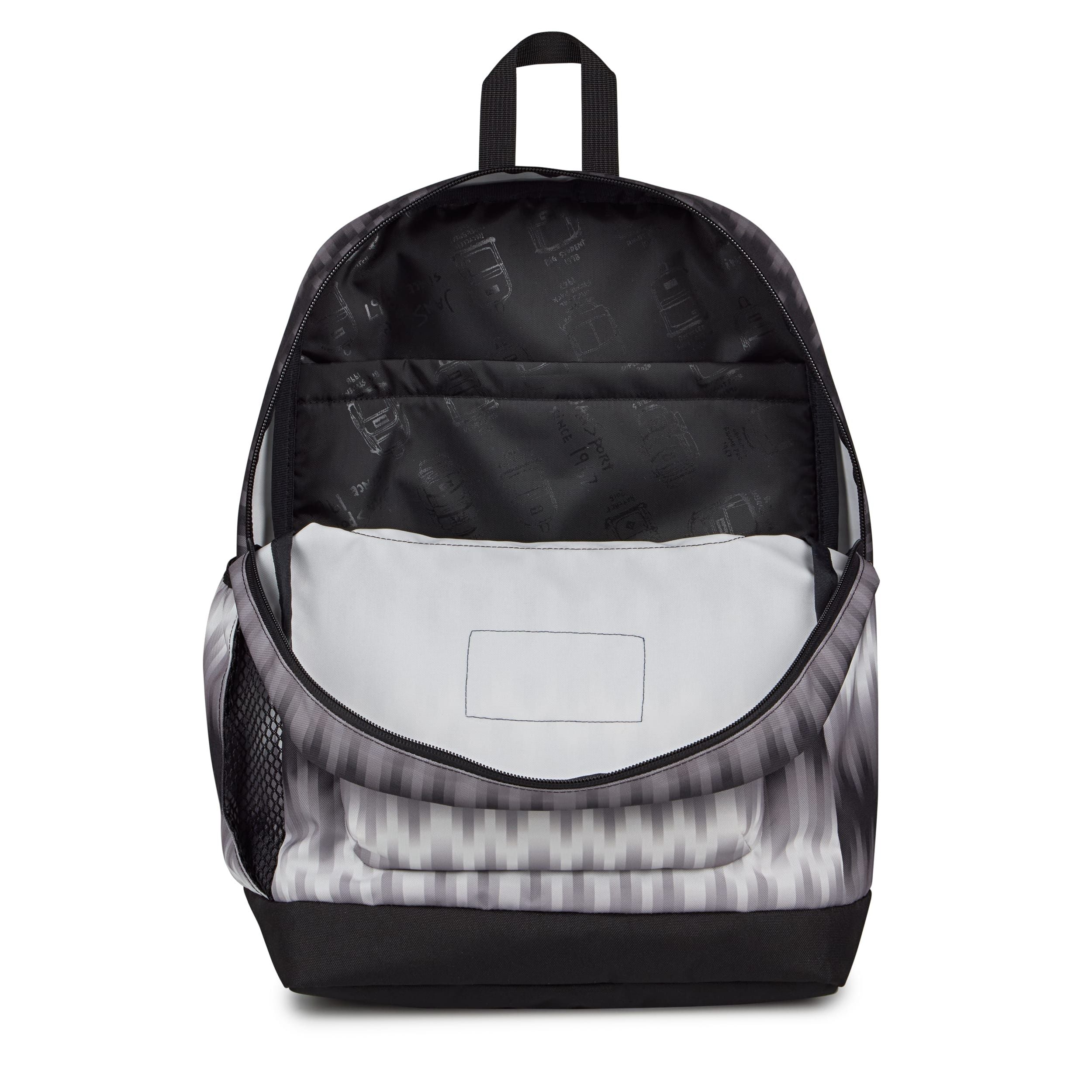 JanSport Cross Town Plus Laptop Backpack - Digi Tie Dye Black