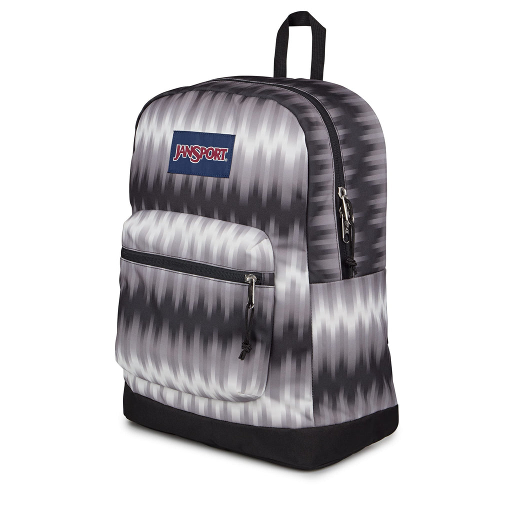 JanSport Cross Town Plus Laptop Backpack - Digi Tie Dye Black