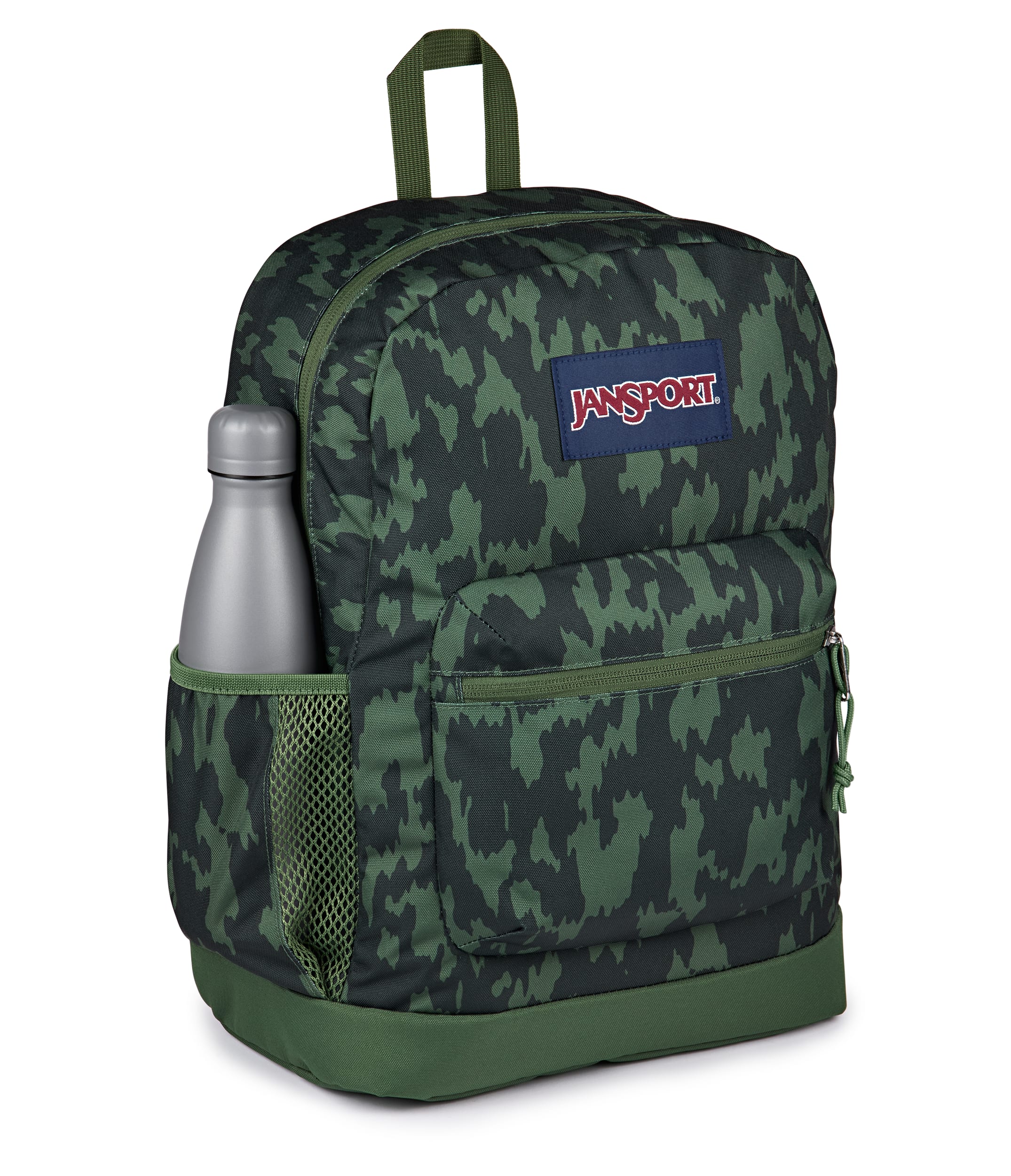 JanSport Cross Town Plus Laptop Backpack - Camo Illusion
