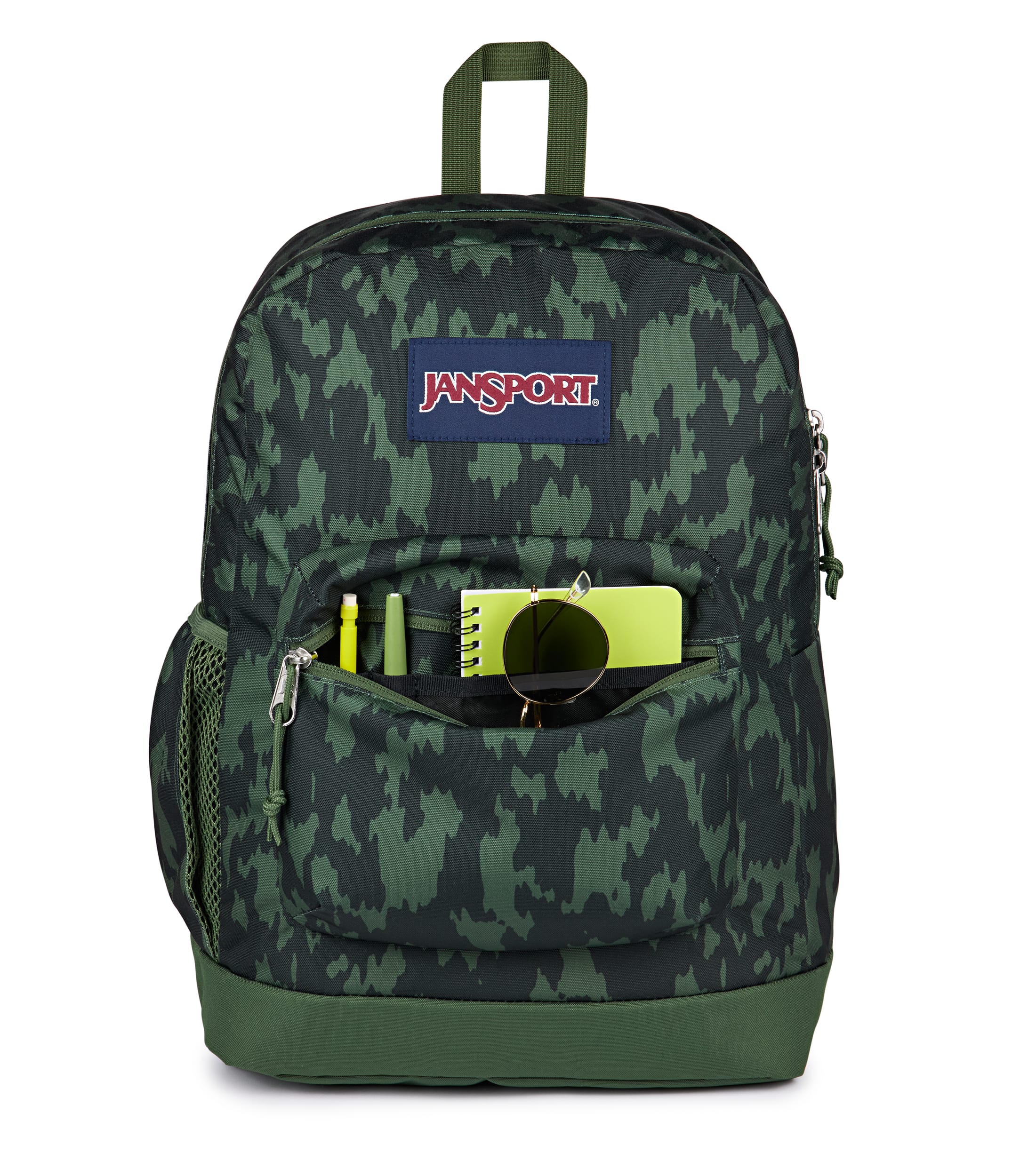JanSport Cross Town Plus Laptop Backpack - Camo Illusion