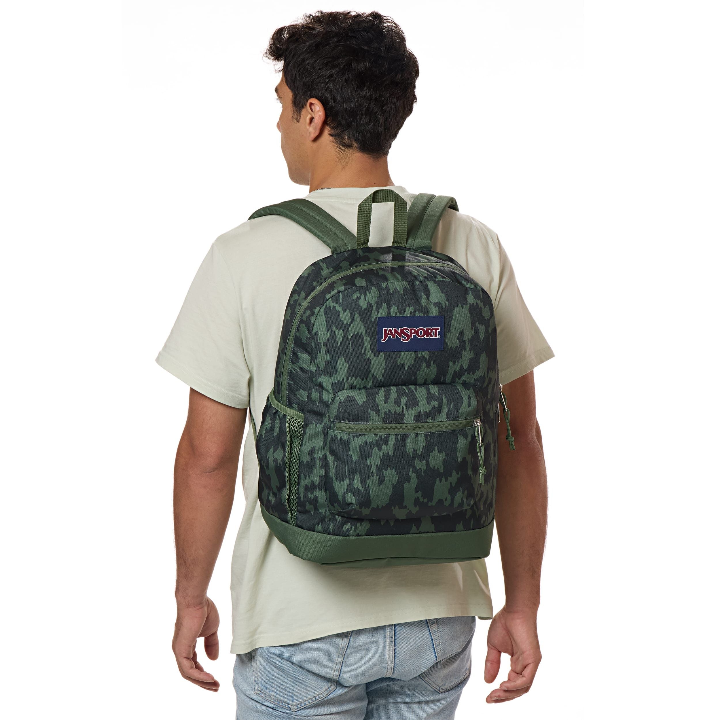 JanSport Cross Town Plus Laptop Backpack - Camo Illusion