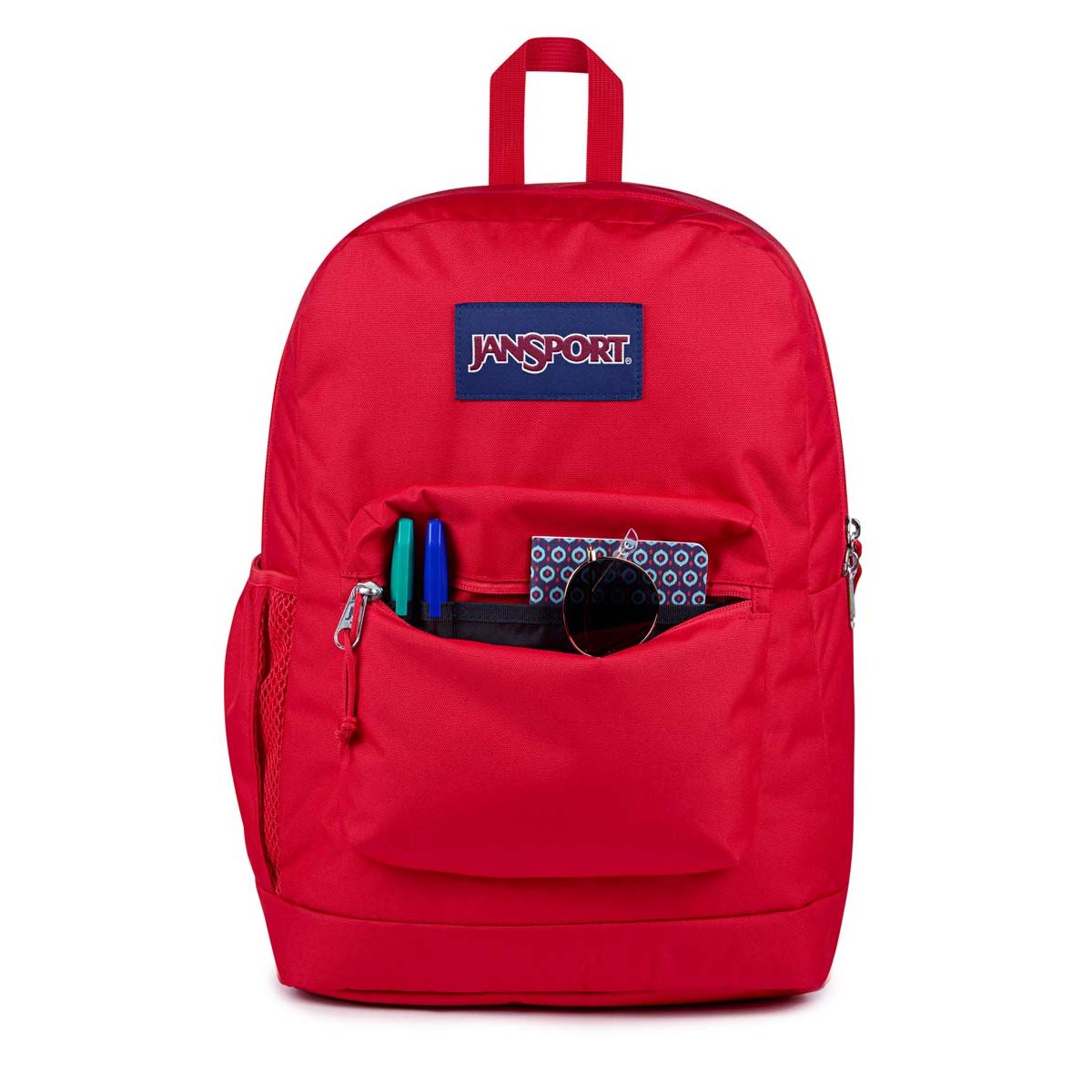 JanSport Cross Town Plus Backpack - Red Tape