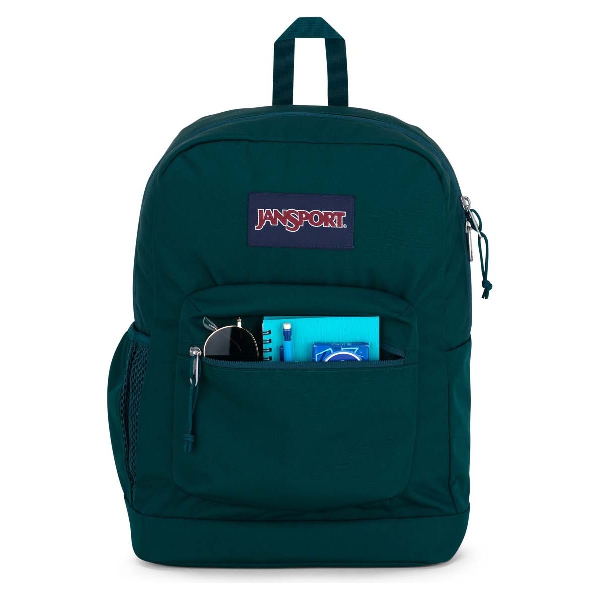 JanSport Cross Town Plus Laptop Backpack - Deep Juniper