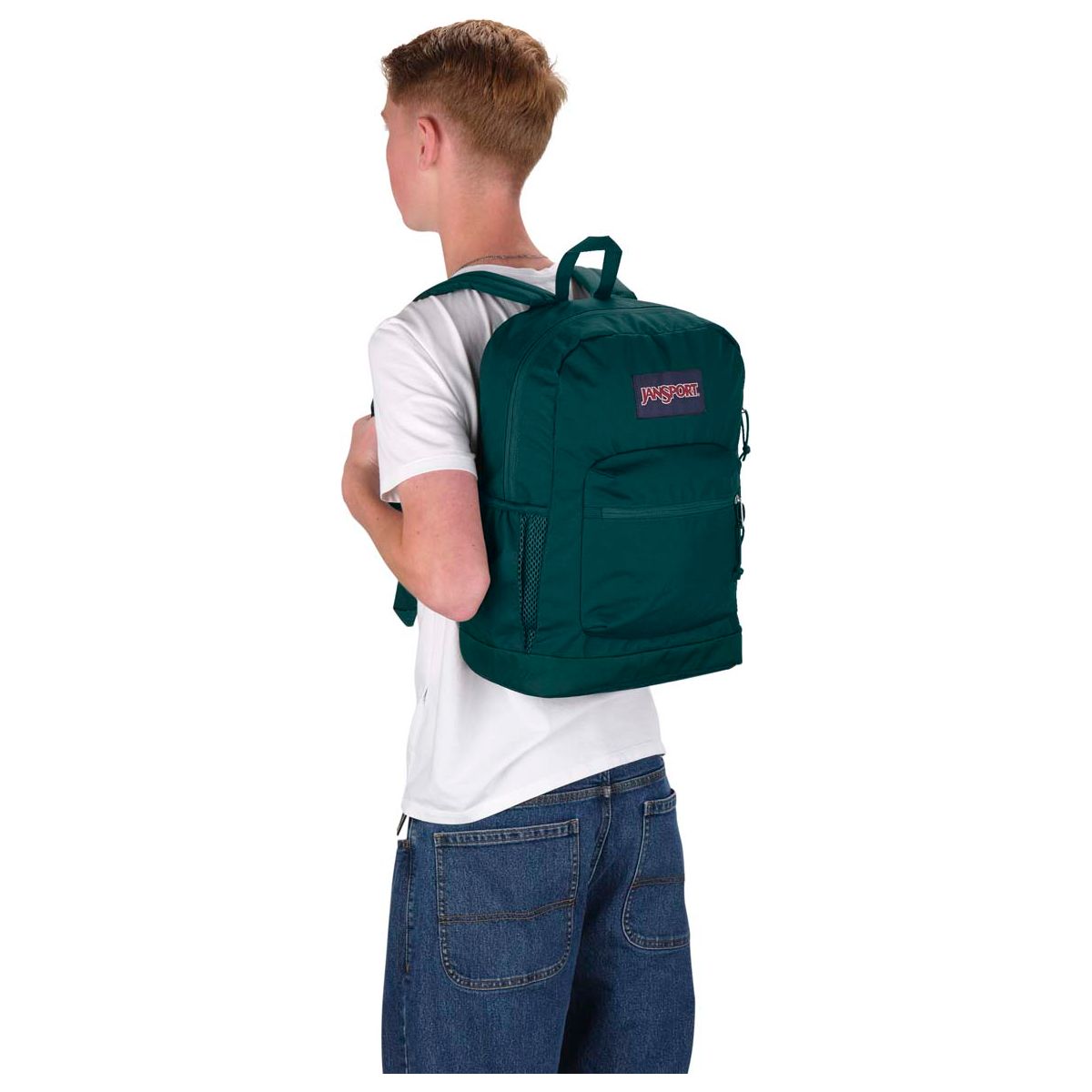 JanSport Cross Town Plus Laptop Backpack - Deep Juniper
