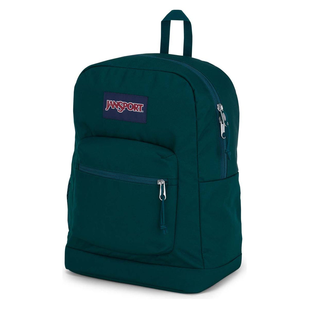 JanSport Cross Town Plus Laptop Backpack - Deep Juniper