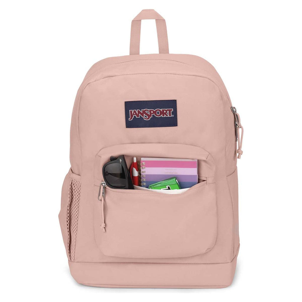 JanSport Cross Town Plus Laptop Backpack - Misty Rose