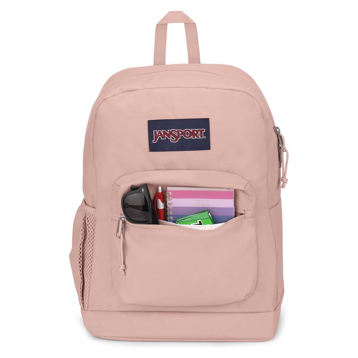 JanSport Cross Town Plus Laptop Backpack - Misty Rose
