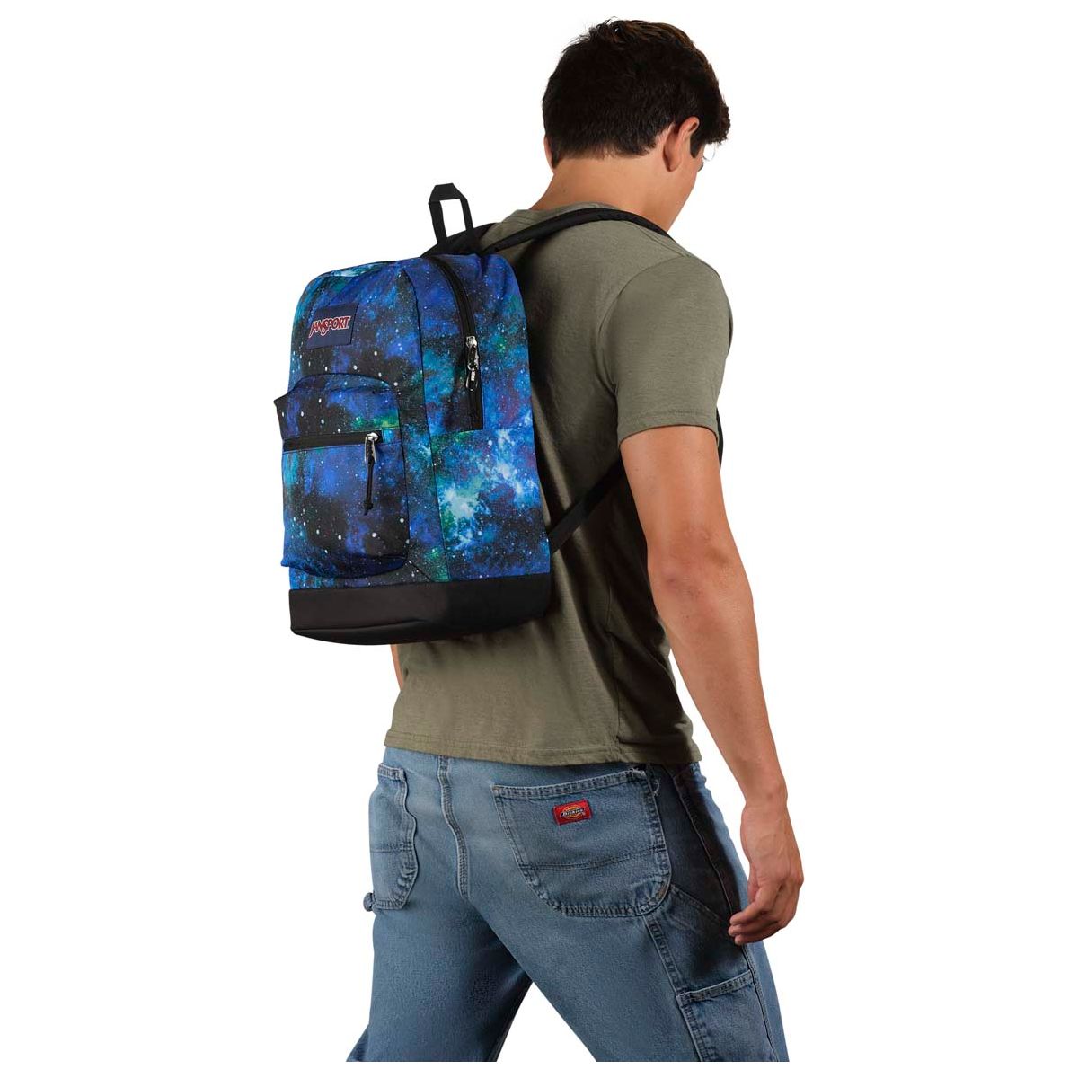 JanSport Cross Town Plus Laptop Backpack - Cyberspace Galaxy