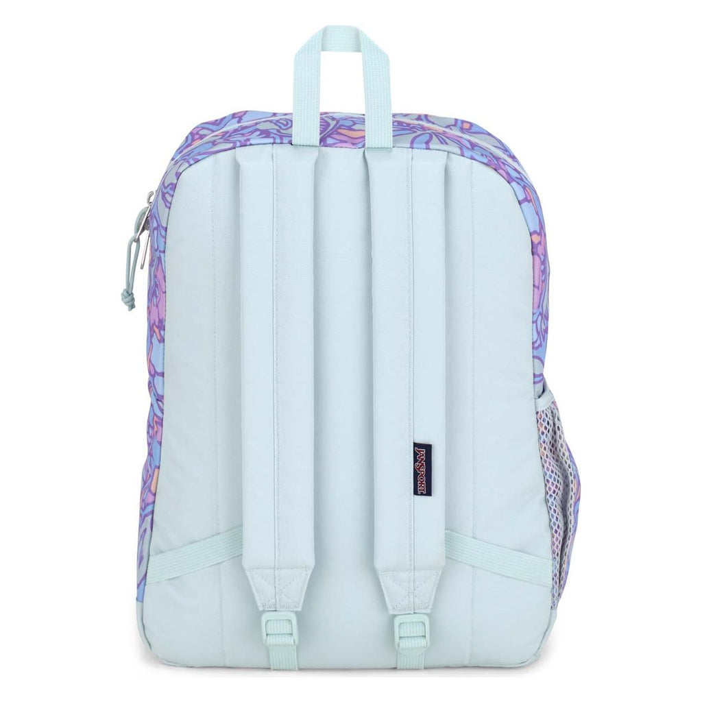 JanSport Cross Town Plus - Fluid Floral Pastel Lilac