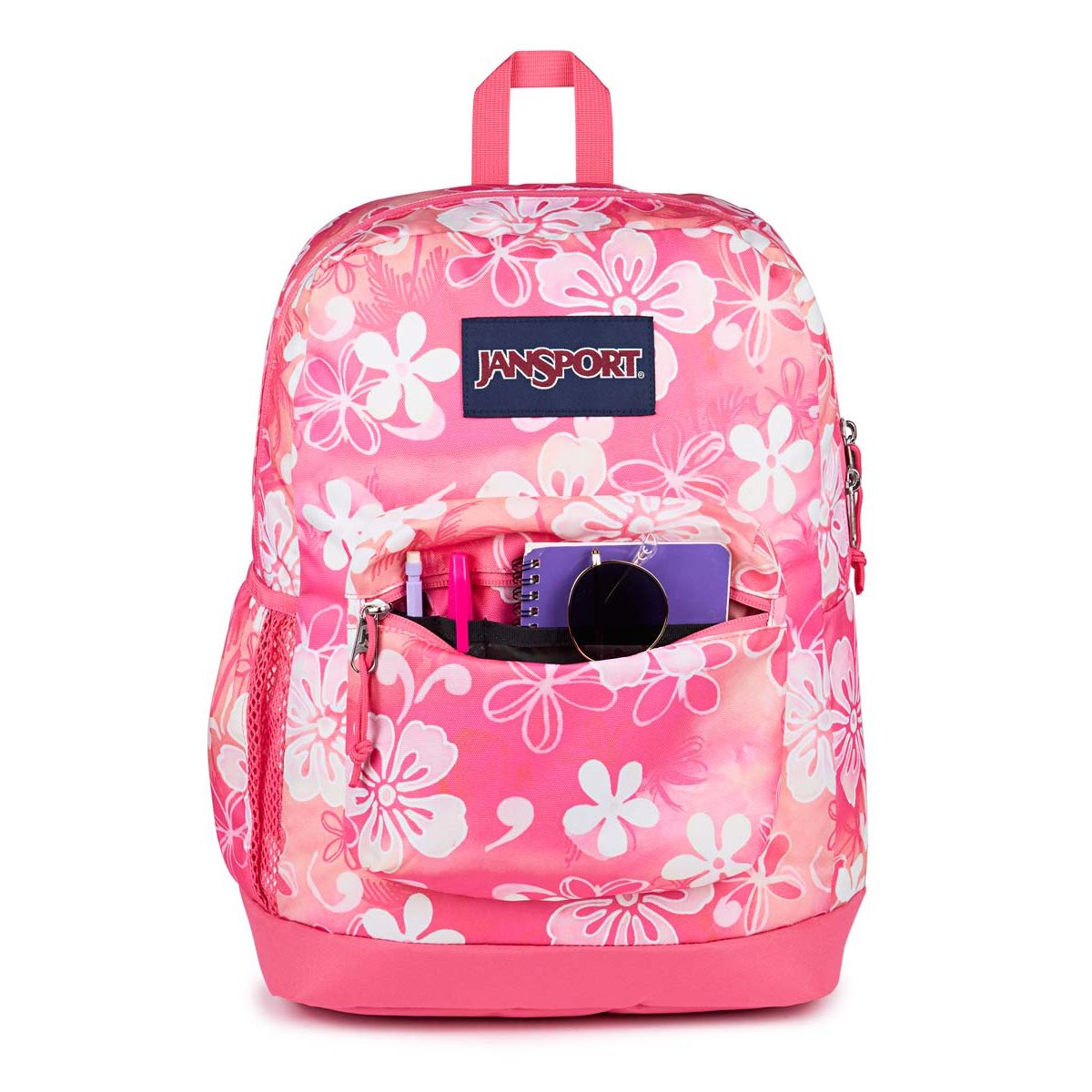 JanSport Cross Town Plus Backpack - Hiblisscus