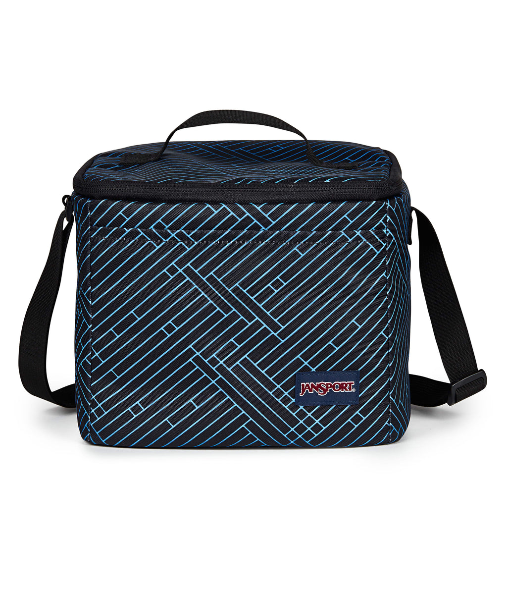 Jansport Super Snack Lunch Bag - Team Stripes Black