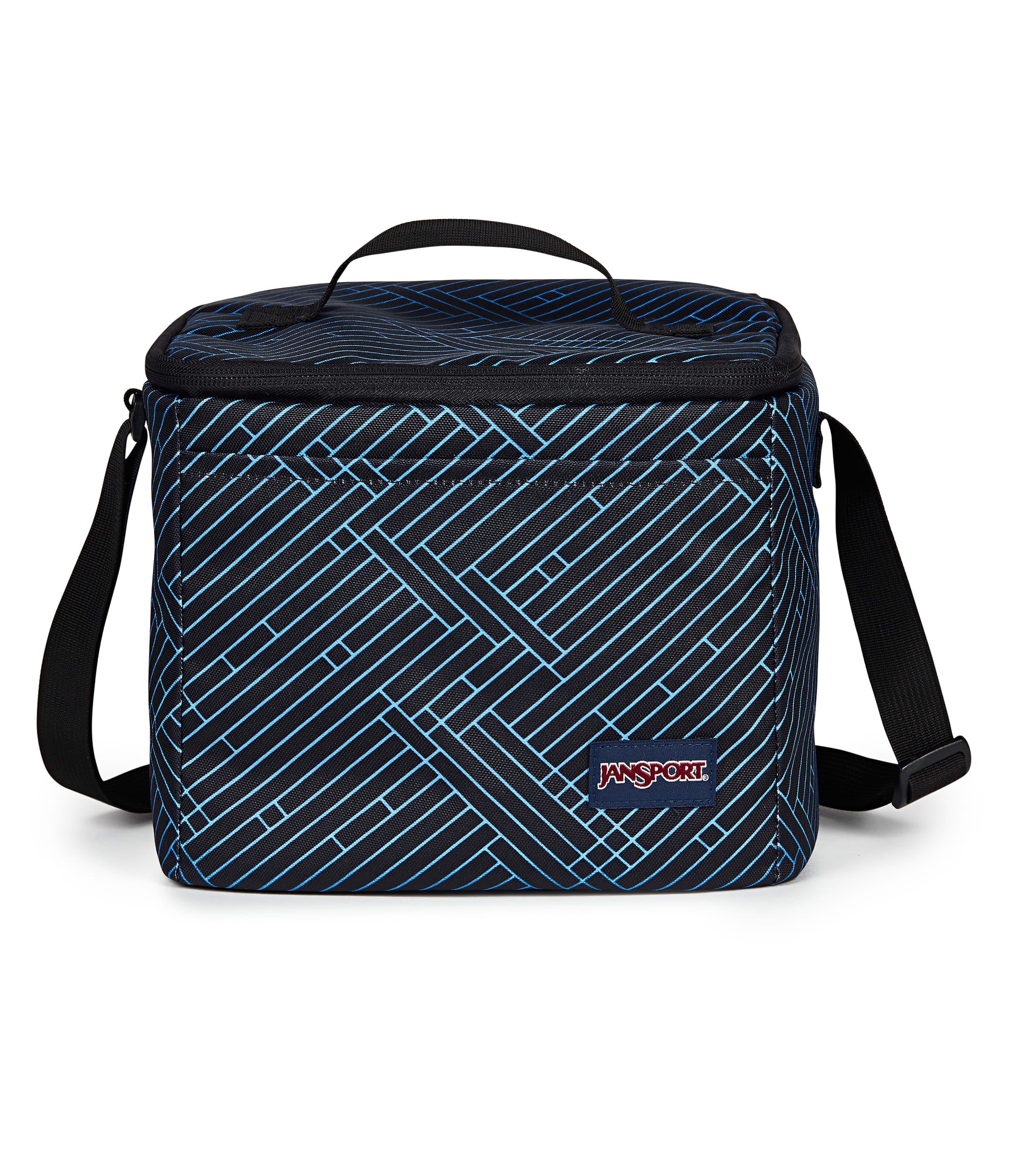 Jansport Super Snack Lunch Bag - Team Stripes Black