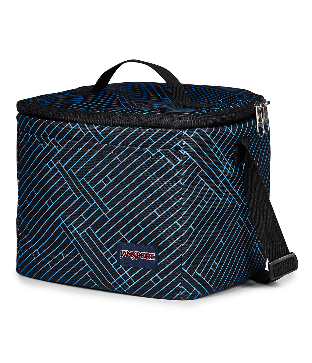 Jansport Super Snack Lunch Bag - Team Stripes Black