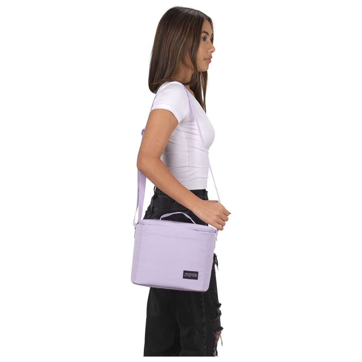 JanSport Super Snack Lunch Bag - Pastel Lilac