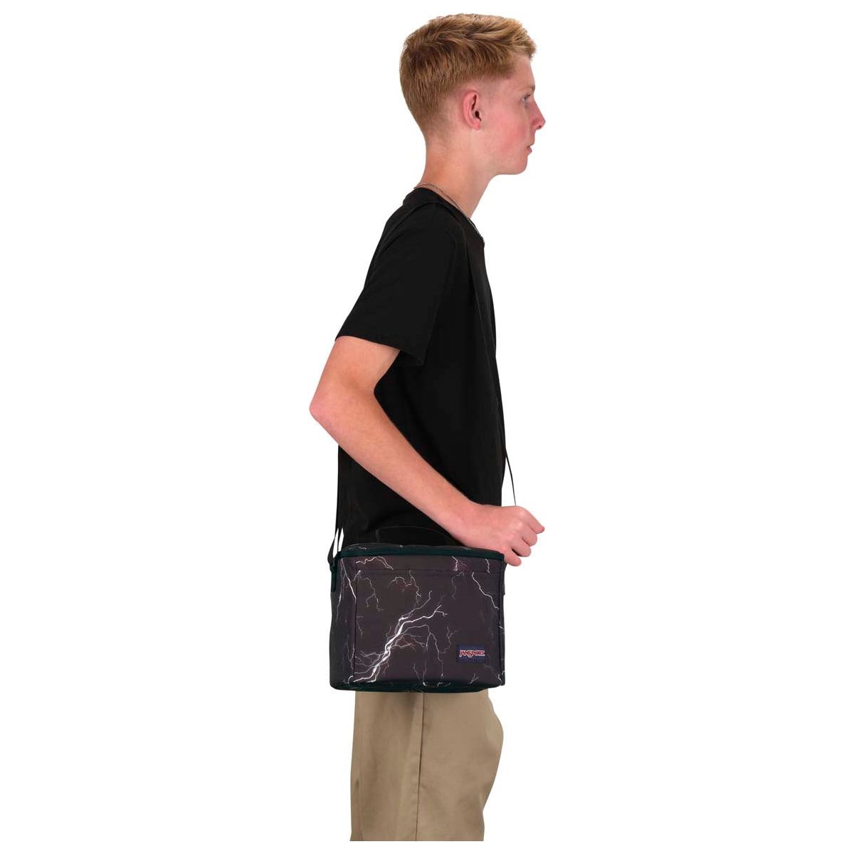 JanSport Super Snack Lunch Bag - Electric Bolts