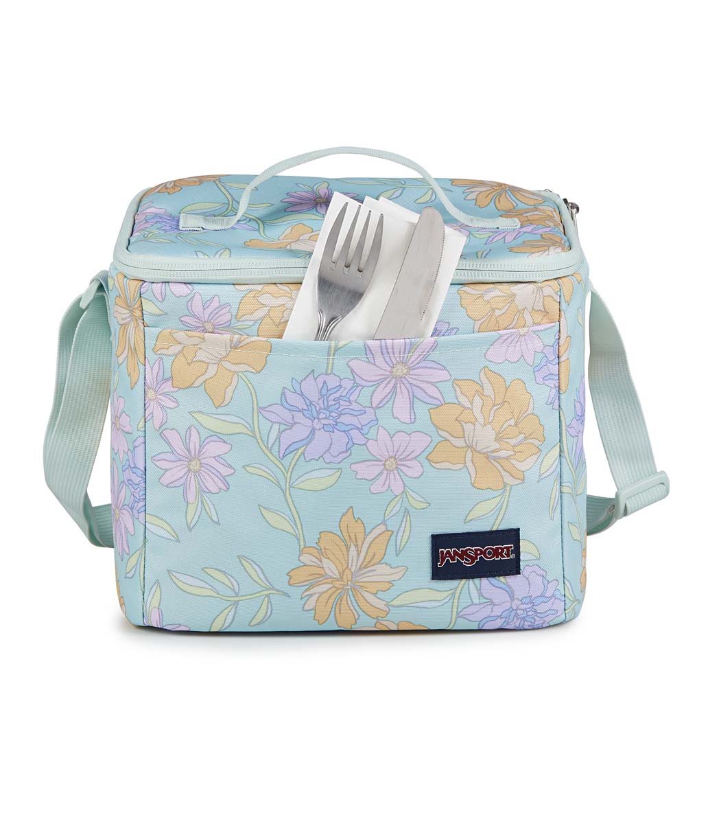 JanSport Super Snack Lunch Bag - Menthe fraîche florale