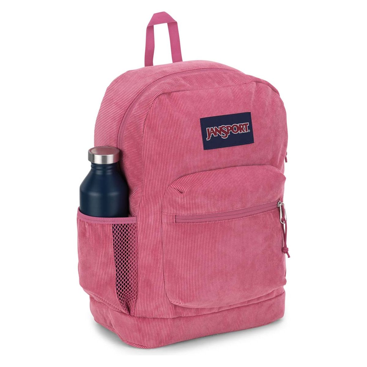 JanSport Cross Town Plus Remix Backpack - Mauve Haze Corduroy