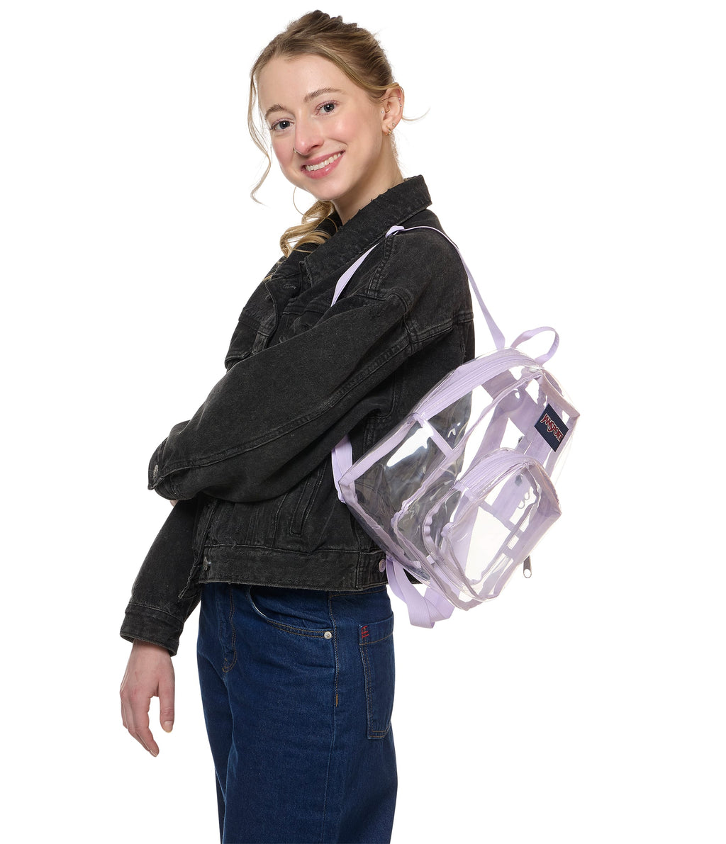 Jansport Clear Mini Pack - Clear/Pastel Lilac