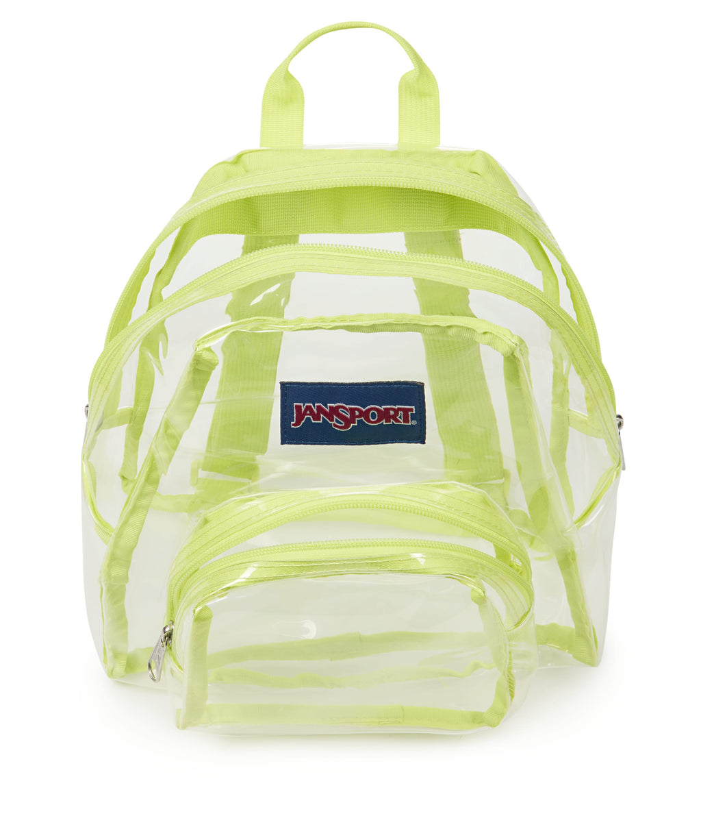 Jansport Clear Mini Pack - Clear/Citron Lime