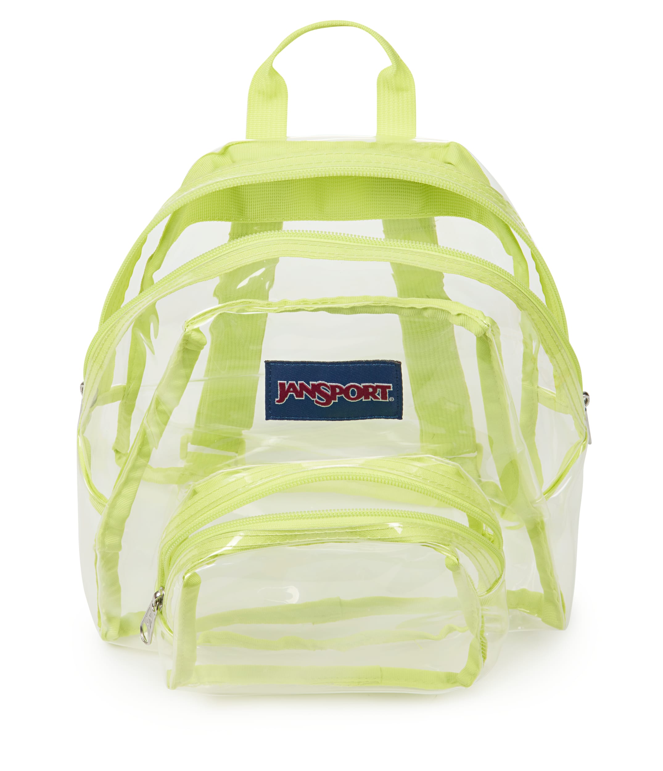 Jansport Clear Mini Pack - Clear/Citron Lime
