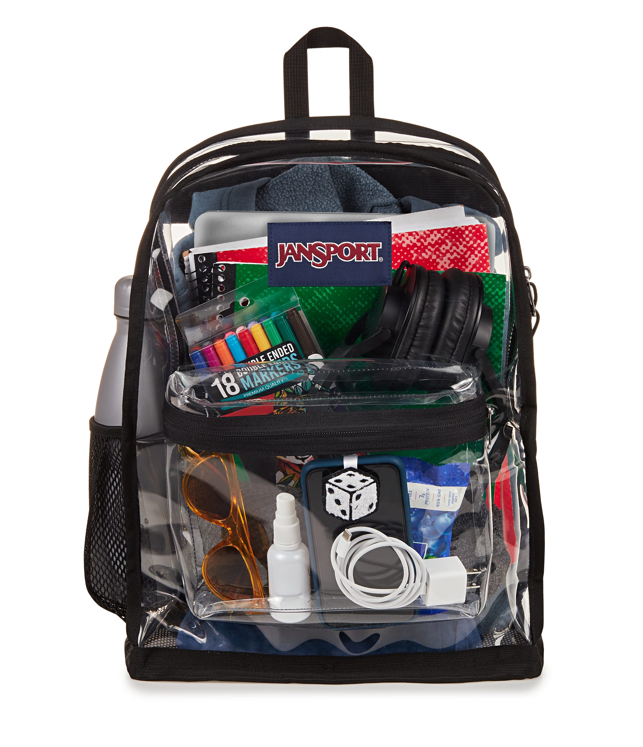 Jansport Clear Pack - Clear/Black