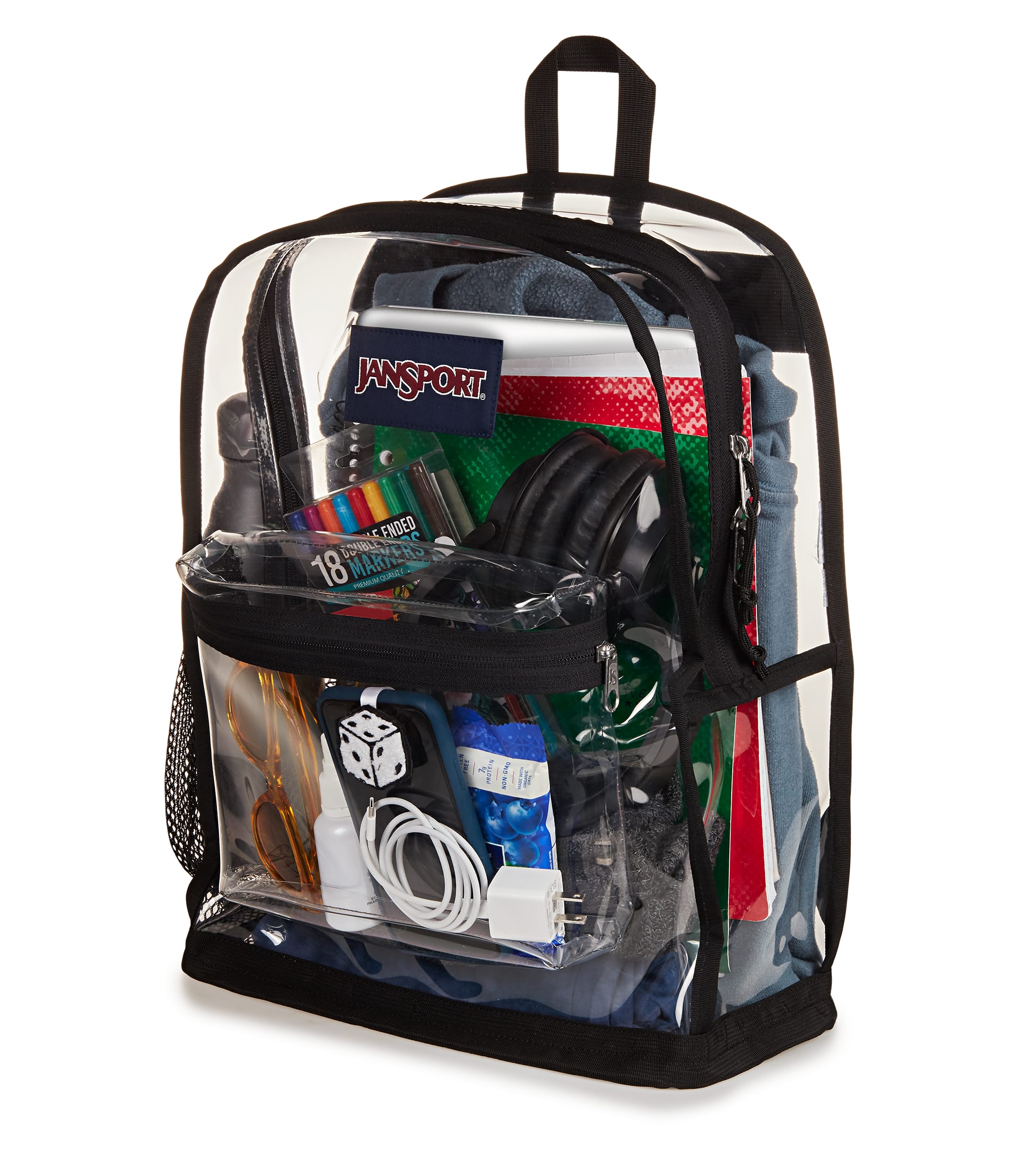 Jansport Clear Pack - Clear/Black