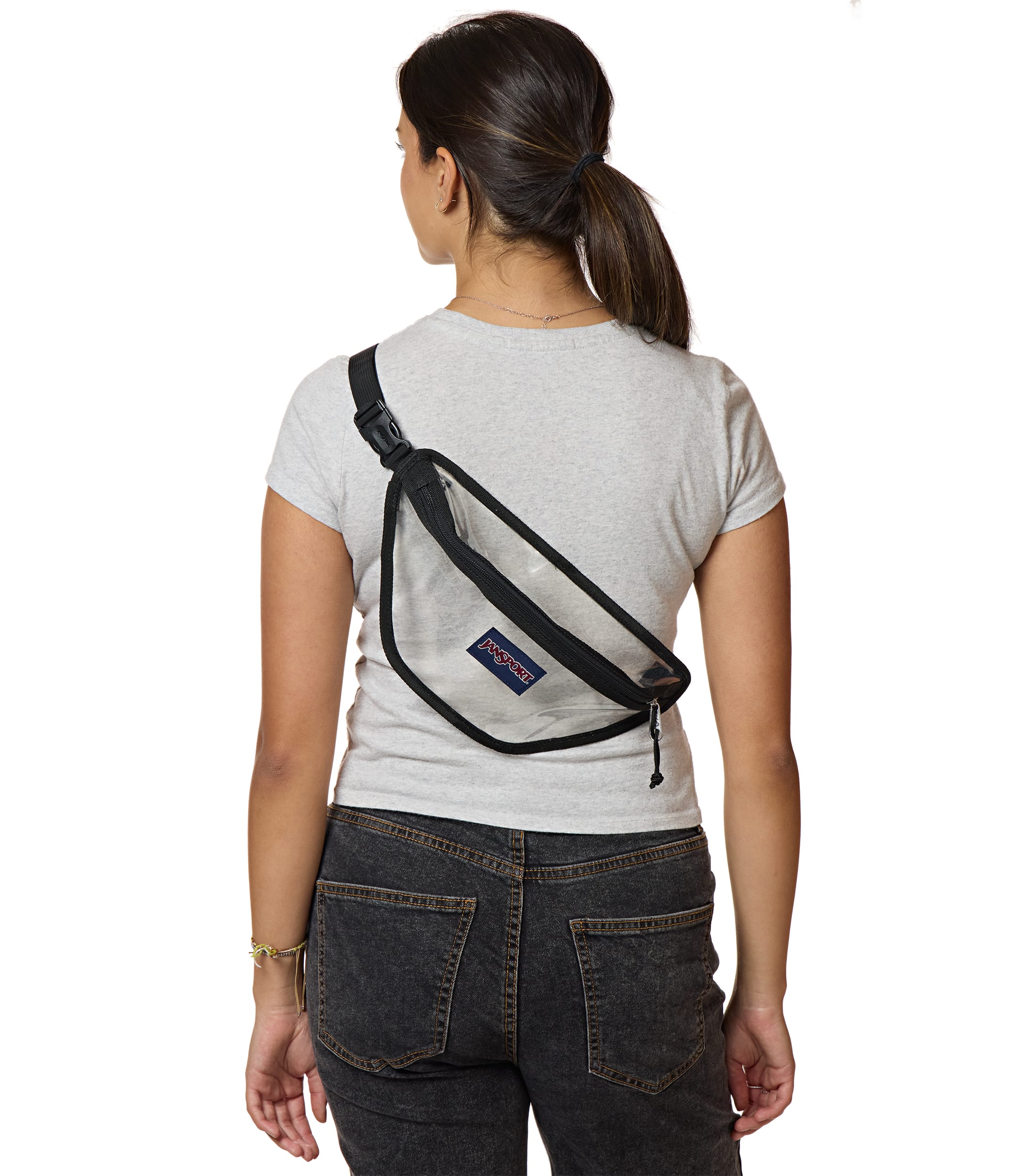 Jansport Clear Waistpack - Clear/Black