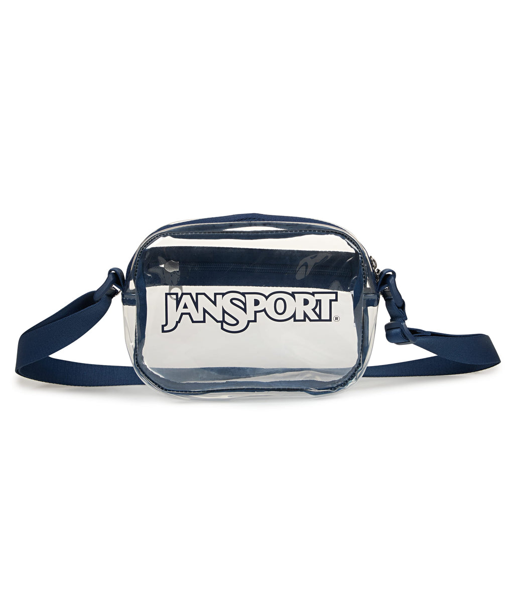 Jansport Clear Crossbody - Clear/Navy