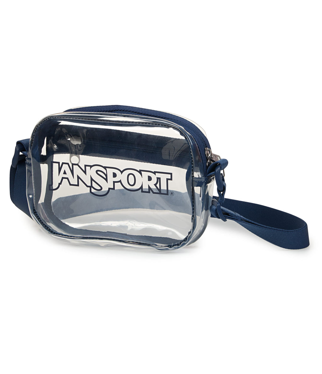Jansport Clear Crossbody - Clear/Navy
