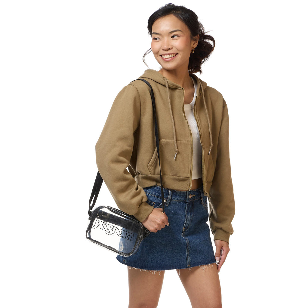 Jansport Clear Crossbody - Clear/Black