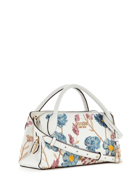 GUESS Zaria Small Girlfriend Satchel - Floral Multi