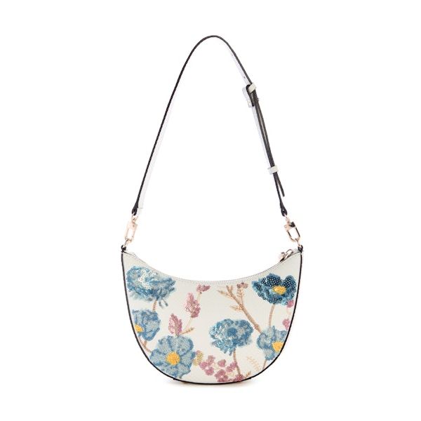 GUESS Zaria Mini Top Zip Shoulder Bag - Floral Multi