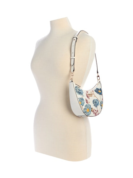 GUESS Zaria Mini Top Zip Shoulder Bag - Floral Multi